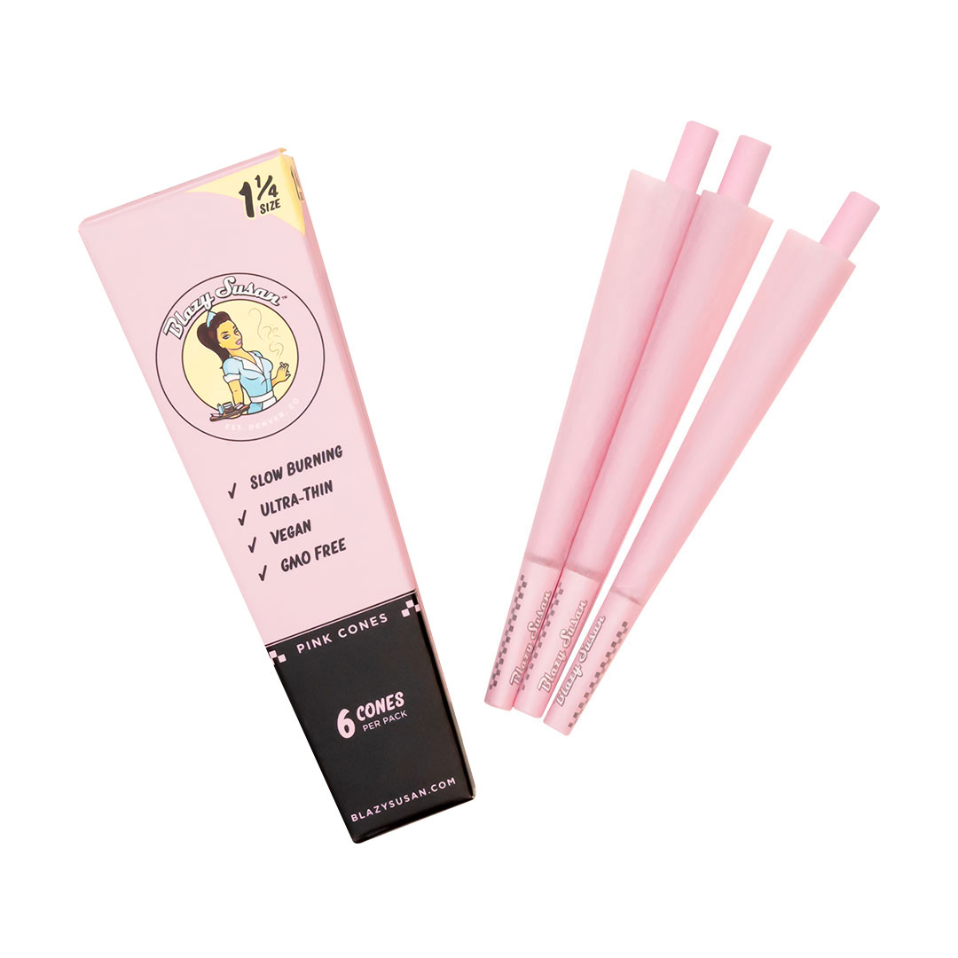 Blazy Susan Cones 21pack . 126 cones . Pink