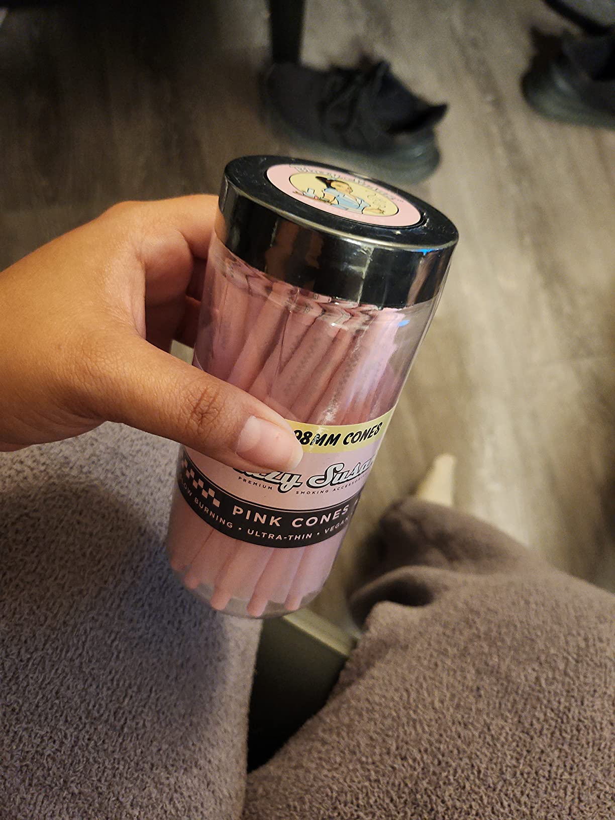 Blazy Susan Cones 50 count . king size pink