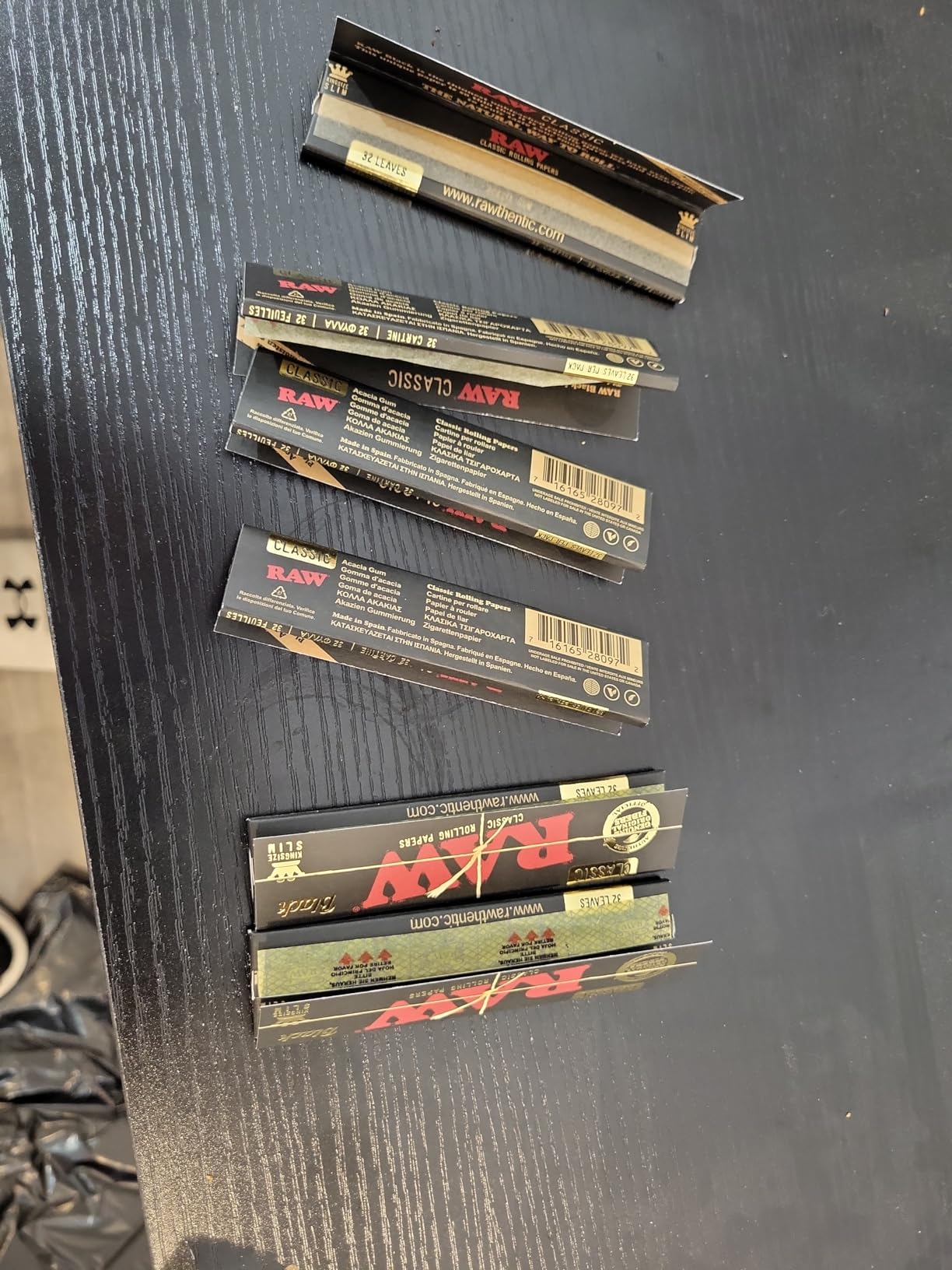 RAW Cones black . king size 20pack