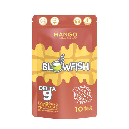 Blow fish THC sativa gummies - mango