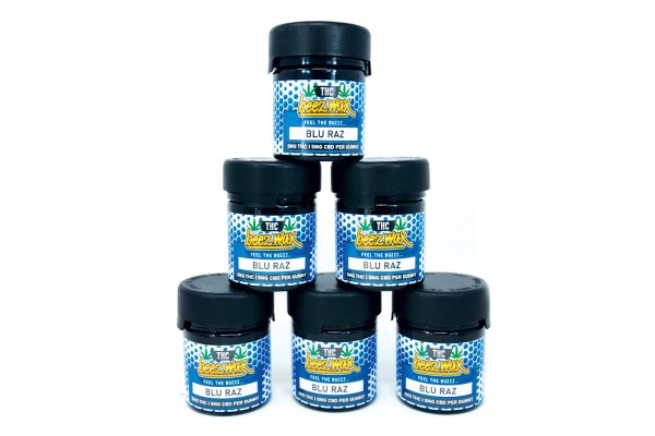 Beezwax Blu Raz THC Gummies
