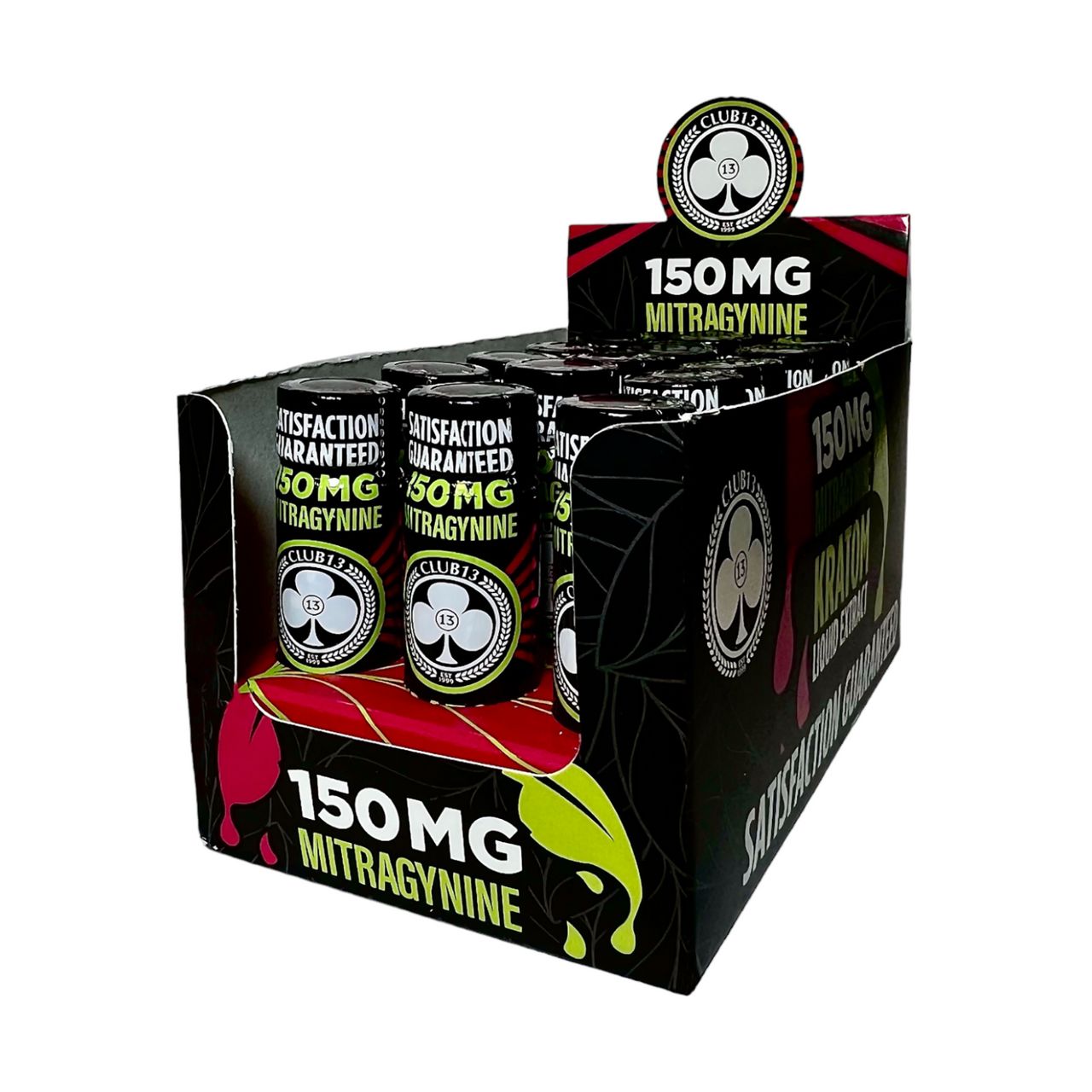 Club 13 Kratom Liquid Extract 10 Ml Mit (Box of 24)