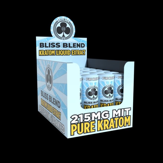 Club13 Bliss Blend 215mg MIT Kratom Shot (Box of 24)