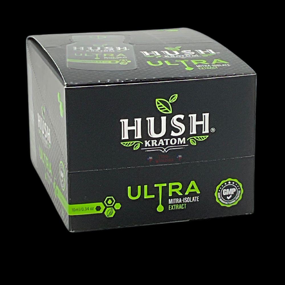 Hush Platinum Kratom Extract Shot 10m 12-Pack