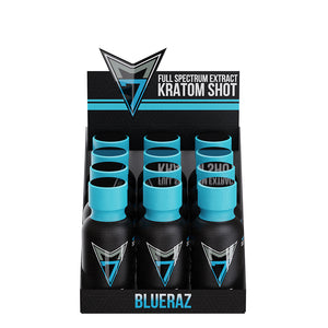 15ml Full Spectrum Extract Kratom Shot . Blue razz