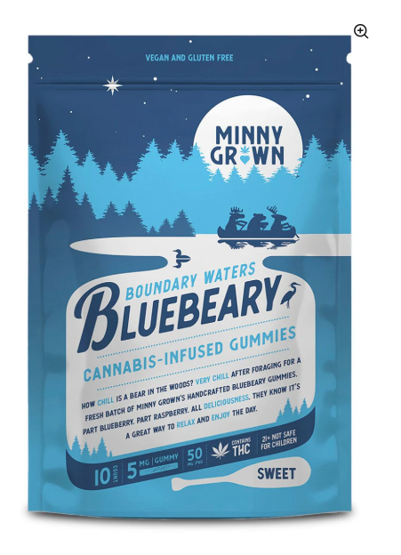 MINNY GROWN THC GUMMIES - BLUEBEARY