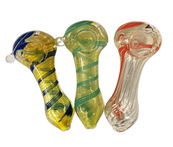 3" GLASS HAND PIPE
