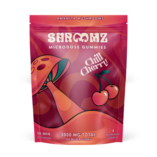 Mushrooms 2000mg 4pc/bag Amanita Micro Dose Gummies