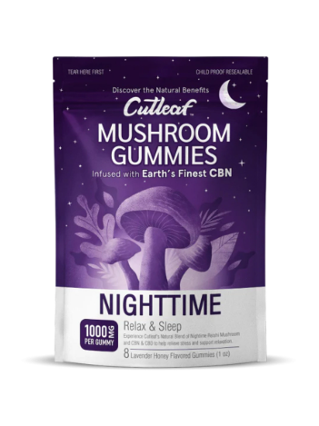 Cutleaf – Mushroom 1000mg Gummies 8ct/bag