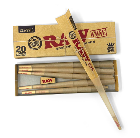 RAW Cones . Classic . King size 20pack