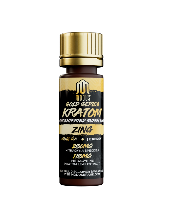 Gold Series Kratom Shot Zing Maeng Da (Relax)