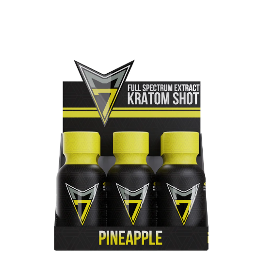 15ml Full Spectrum Extract Kratom Shot . Pineapple
