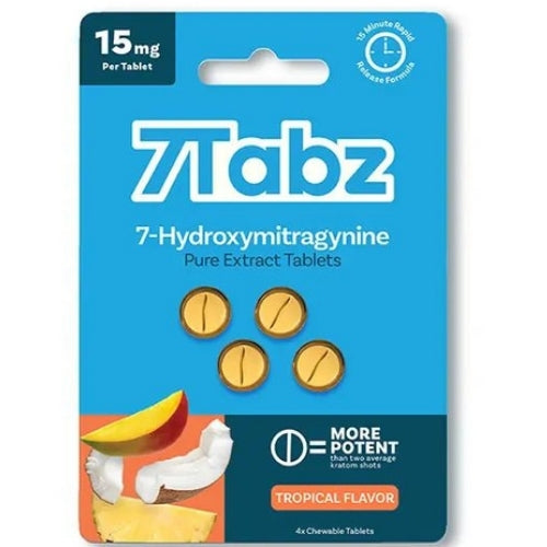7Tabz 7-Hydroxymitragynine Kratom Extract Tablets Tropical