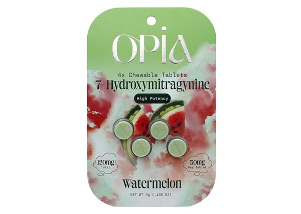 Opia 7-OH High Potency Chewable Tablets Watermelon 30mg