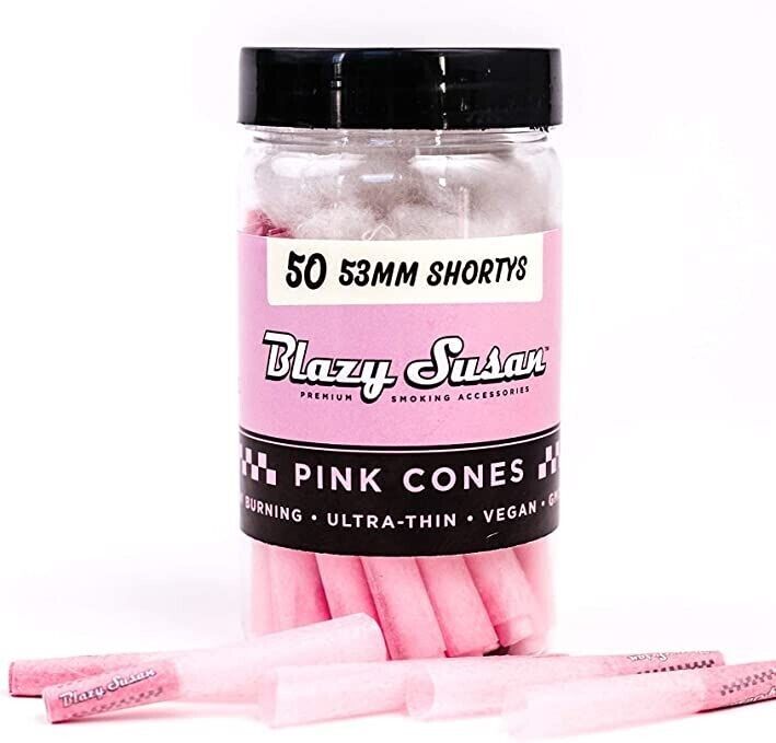 Blazy Susan Cones 50 count 1/4 pink