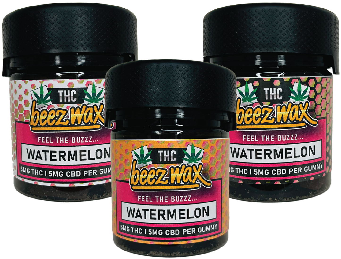 Beezwax Watermelon THC Gummies