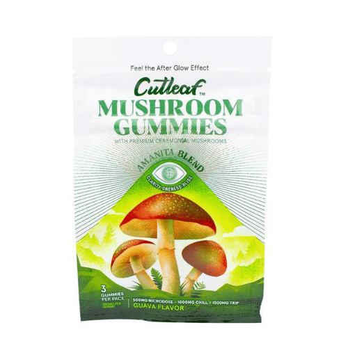 Cutleaf – Mushroom Gummies Amanita Blend 500mg,3ct/bag