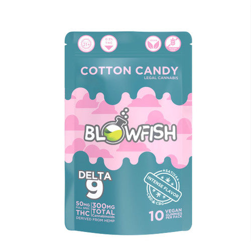 Blow fish THC sativa gummies - cotton candy