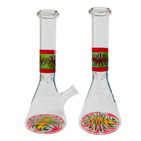 Gradient Beaker GLASS WATER PIPE 8 IN
