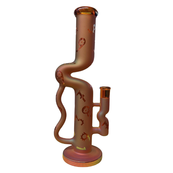 GLASS WATER PIPE 8 IN