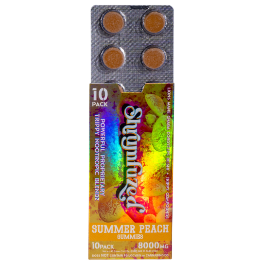 Shrumfuzed Nootropic Trippy Psychedelic Mushroom Gummies 10 pack