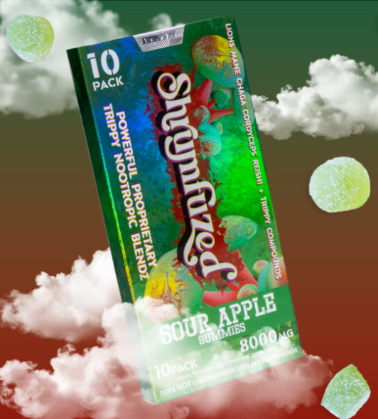 Shrumfuzed Nootropic Trippy Psychedelic Mushroom Gummies 10 pack