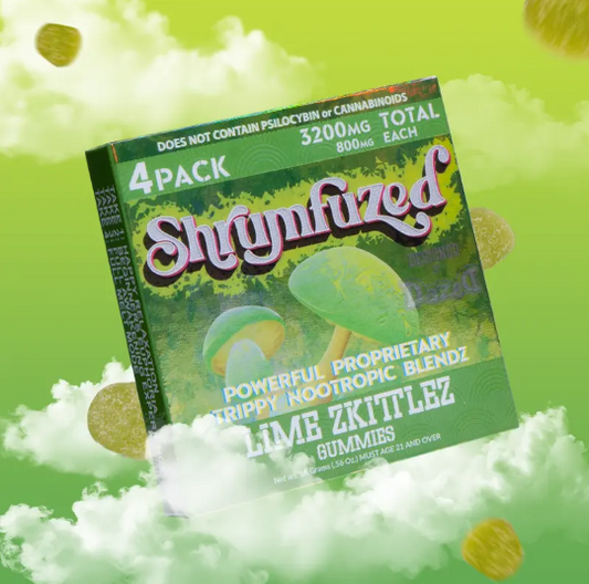 Shrumfuzed Nootropic Trippy Psychedelic Mushroom Gummies 4 pack