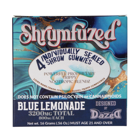 Shrumfuzed 800mg Mushroom Gummies - 4 Pack